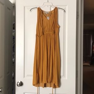 Ann Taylor Loft mustard dress